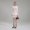White Magnolia Lace Mini Dress - Image 2