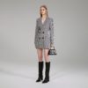 Houndstooth Mini Dress - Image 3